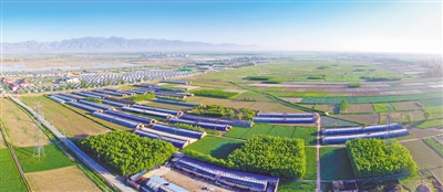 <p>　　賀蘭山西路街道良渠稍村。</p>