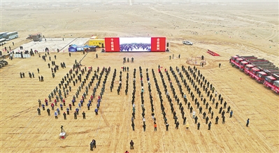 <p>　　項目建設如火如荼。</p>