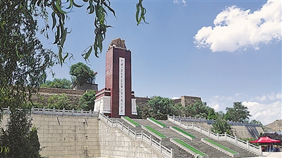<p>　　　　將臺堡紅軍長征會師紀念園。</p>